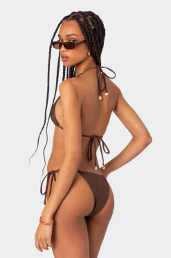 Puka Charm Triangle Bikini Top