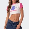 Queenin Cropped T Shirt