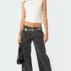 Raelynn Washed Low Rise Jeans