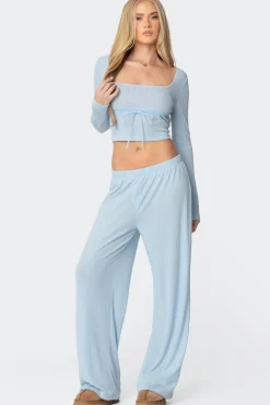 Ren Square Neck Pointelle Top