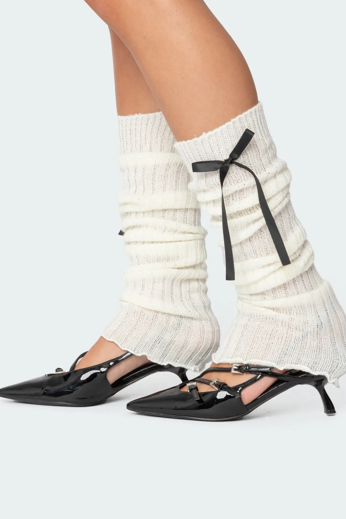 Ribbon Leg Warmers