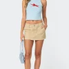 Ring Back Mini Skirt