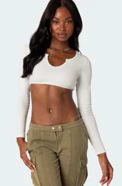 Romance Ribbed Crop Top
