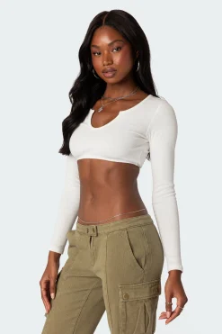Romance Ribbed Crop Top