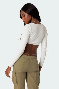 Romance Ribbed Crop Top