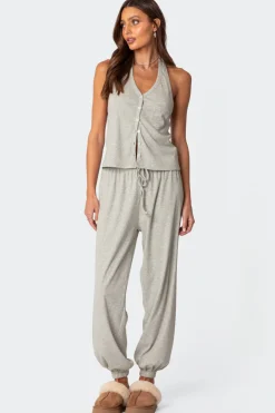 Rosanna Waffle Pajama Top