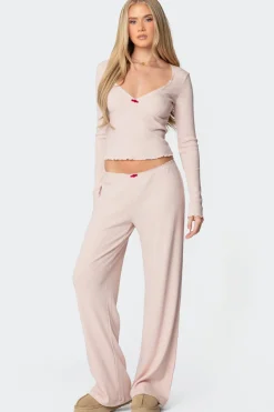 Roselle Ribbed Pants