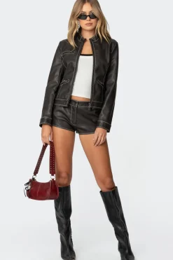 Roxie Faux Leather Jacket