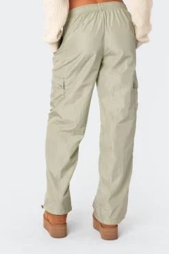 Roy Low Rise Nylon Cargo Pants