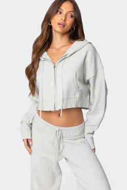 Russell Knit Hooded Cardigan