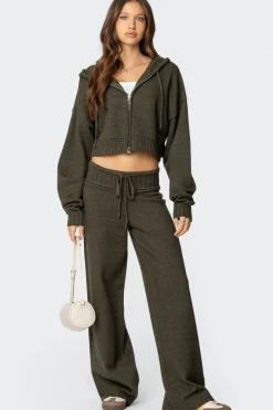 Russell Knit Hooded Cardigan