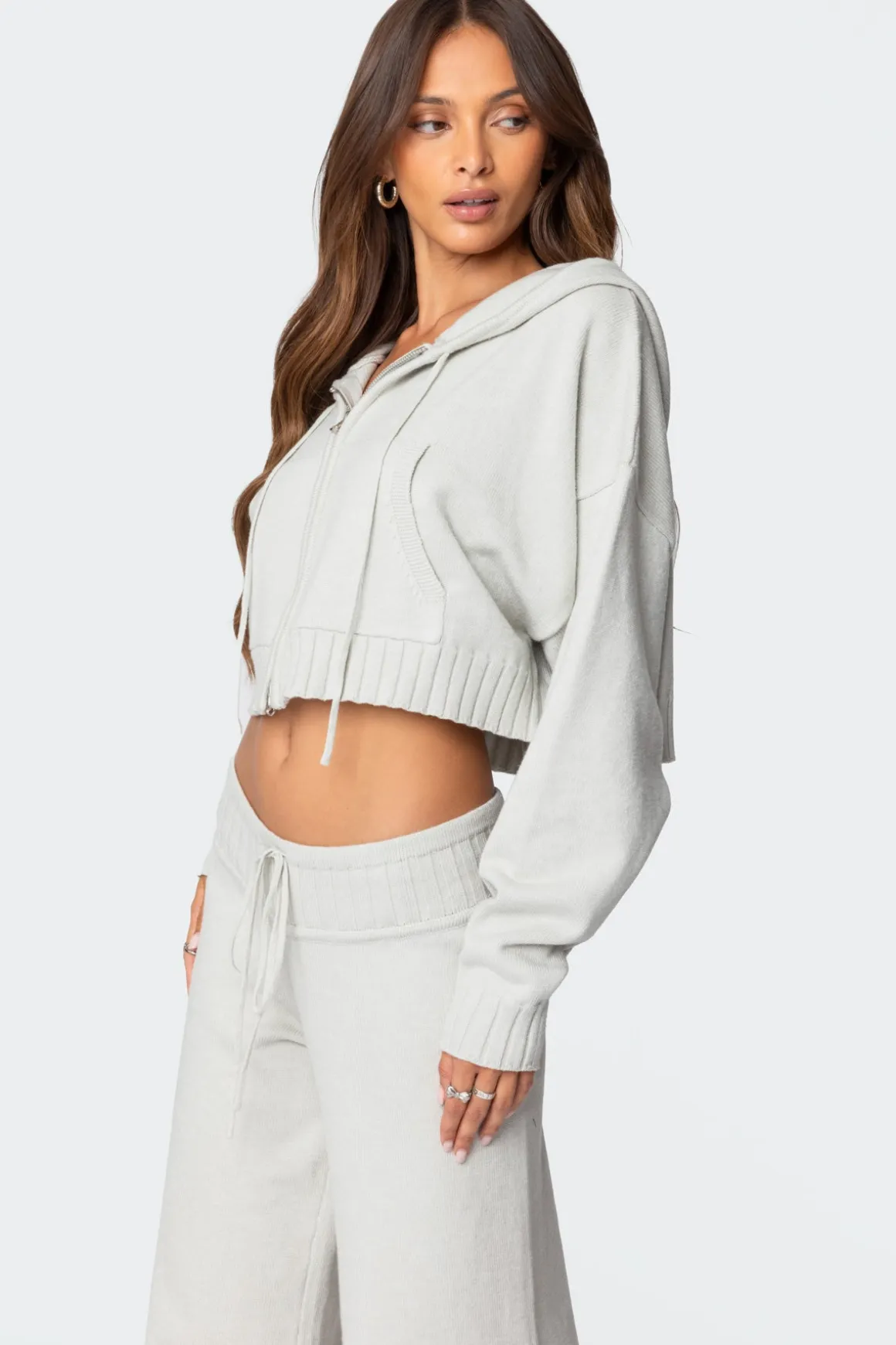 Russell Knit Hooded Cardigan