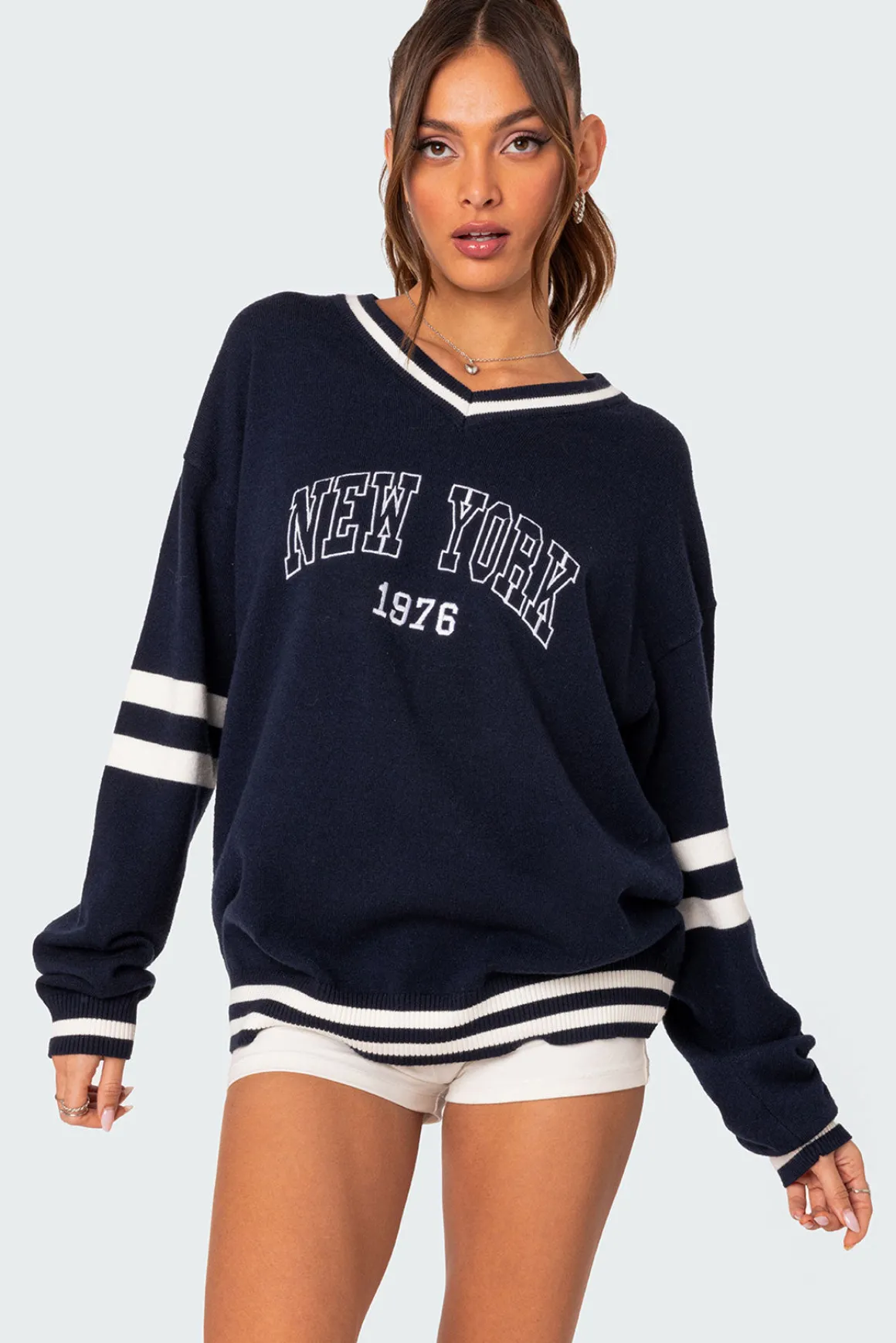90S In New York Oversized Sweater