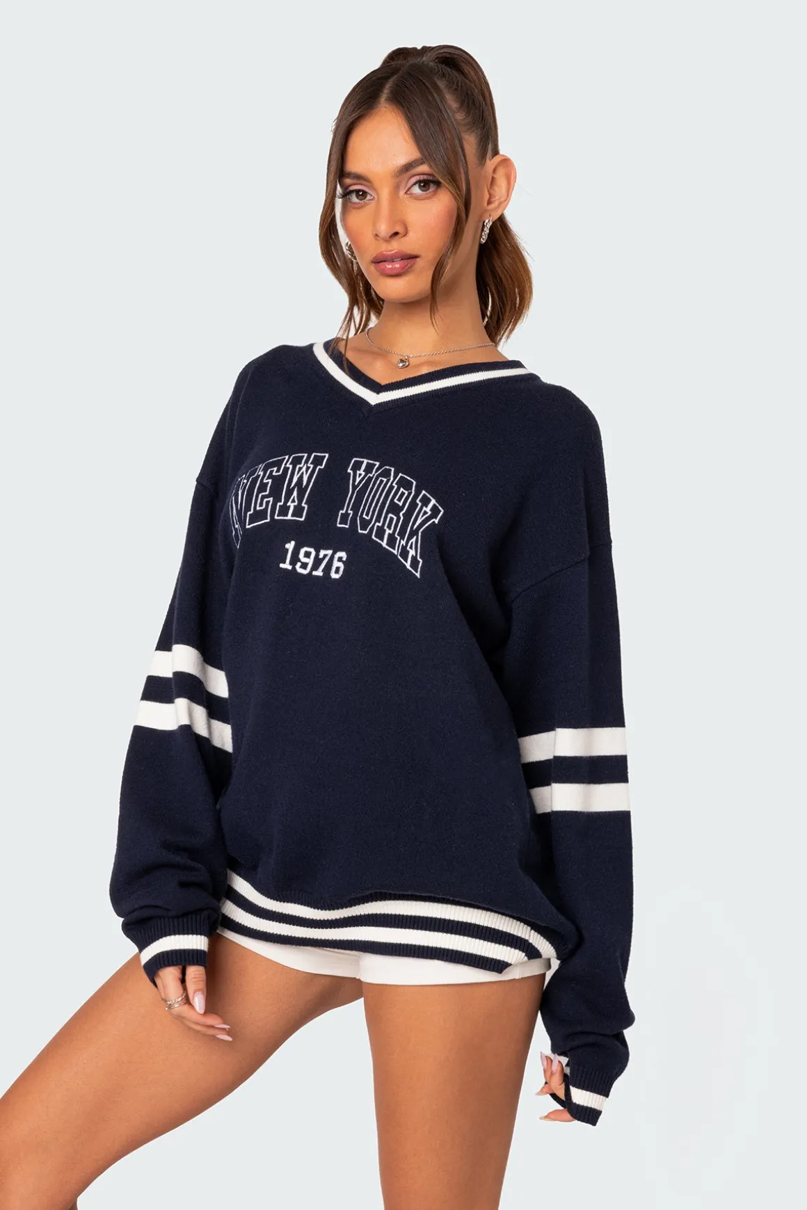 90S In New York Oversized Sweater
