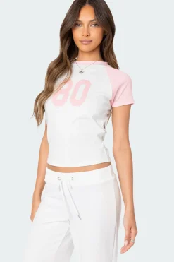 80'S Raglan T Shirt