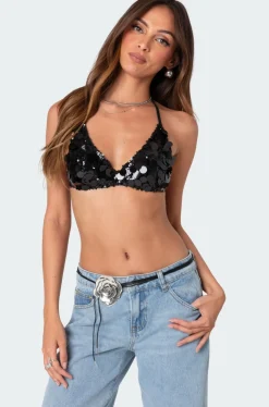 Sabina Sequin Bralette