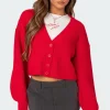 Sabrina Chunky Knit Cropped Cardigan