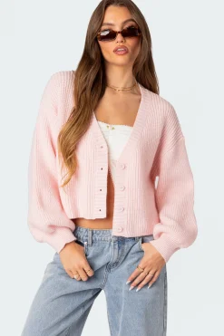 Sabrina Chunky Knit Cropped Cardigan