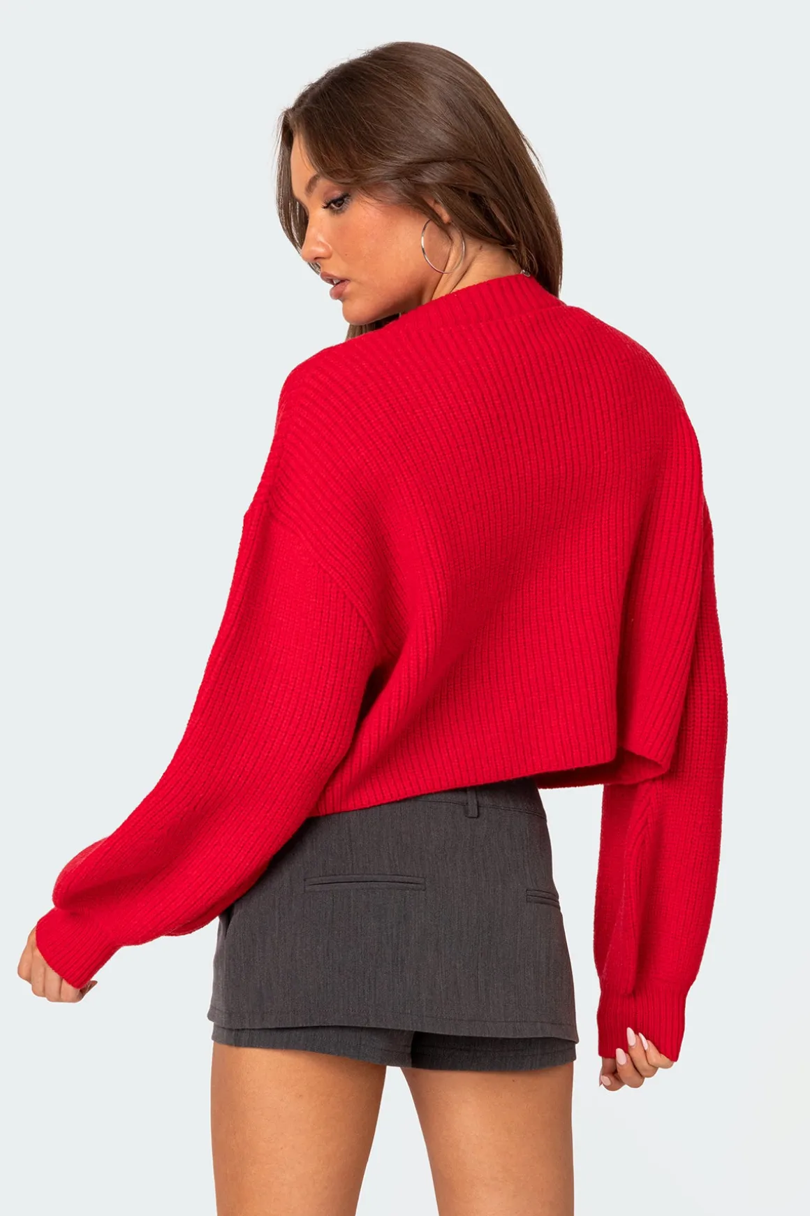 Sabrina Chunky Knit Cropped Cardigan