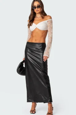 Sainty Sheer Lace Crop Top