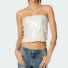 Samara Sequin Strapless Top