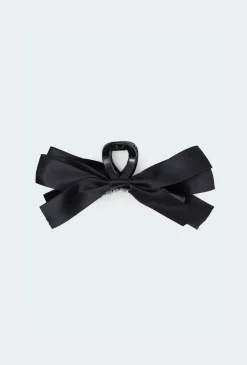 Satin Bow Hair Clip