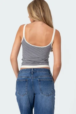 Saylor Striped Knit Tank Top