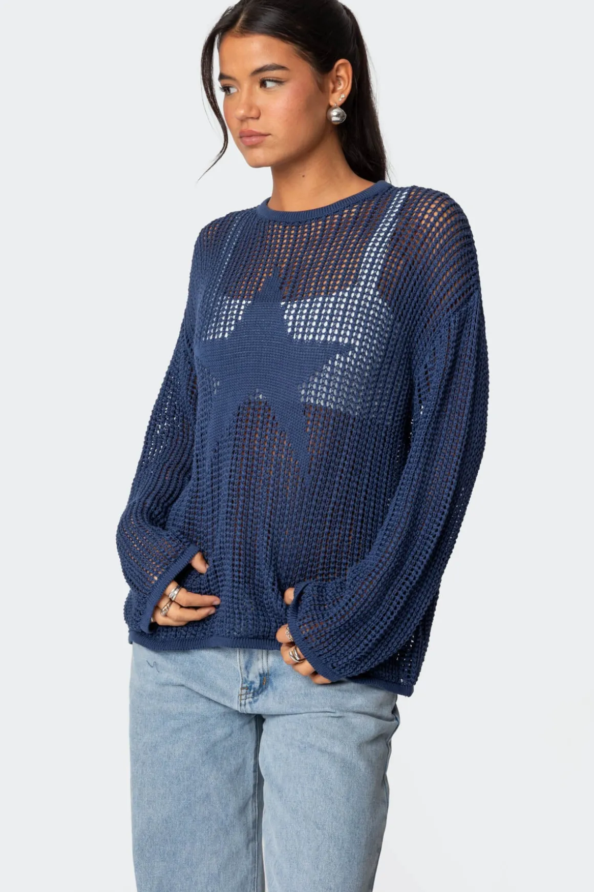 Seeing Stars Oversized Sweater