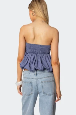Serina Strapless Bubble Top