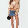 Shadow Cropped Trench Jacket