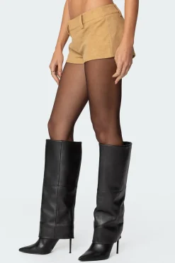Shane Faux Suede Micro Shorts