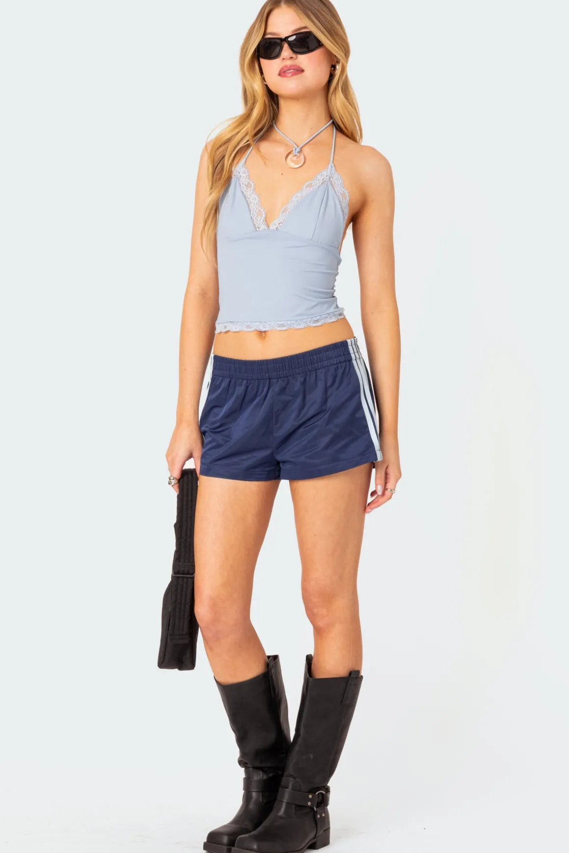 Sharona Lace Trim Tank Top