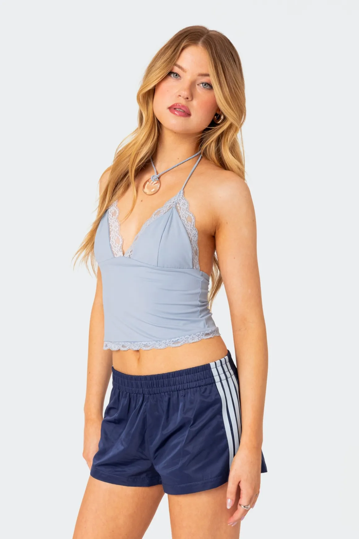 Sharona Lace Trim Tank Top