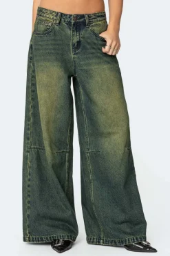 Shawn Washed Low Rise Jeans