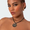 She Shell Twisted Cord Necklace
