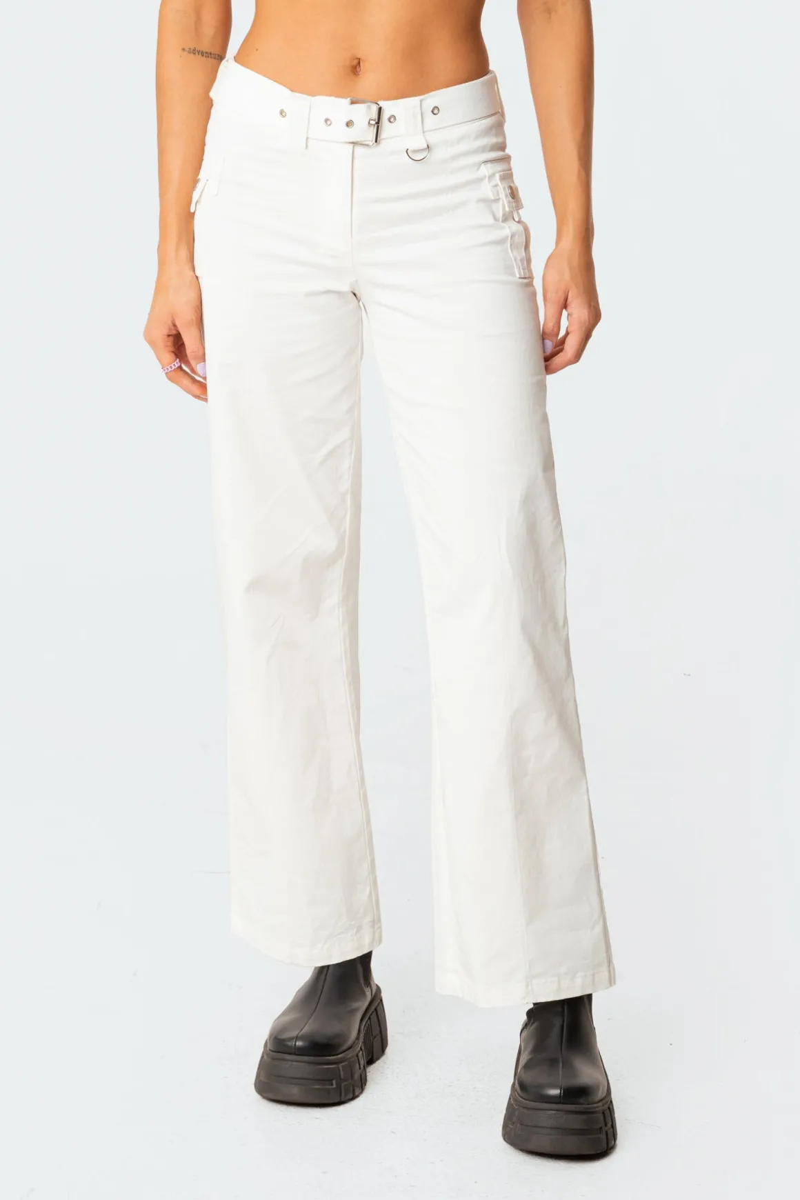 Sia Low-Rise Cargo Pants