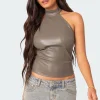 Sienna Latex Halter Top