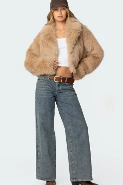 Sierra Oversized Faux Fur Jacket