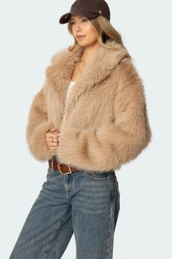 Sierra Oversized Faux Fur Jacket