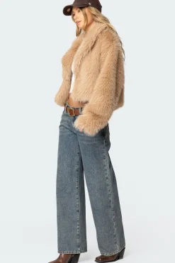 Sierra Oversized Faux Fur Jacket