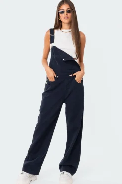 Sk8Ter Wide Leg Denim Overalls