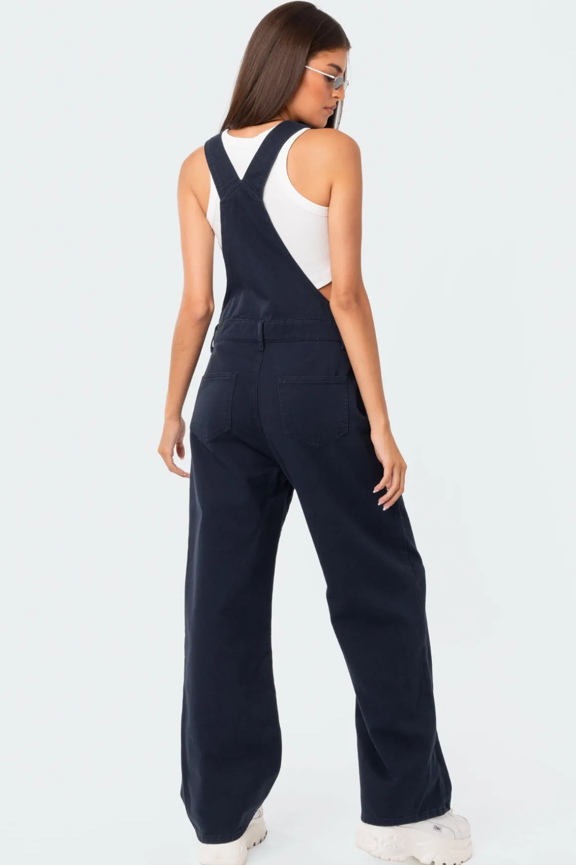 Sk8Ter Wide Leg Denim Overalls