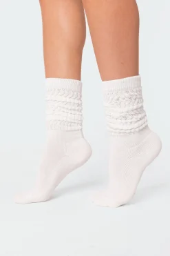 Slouchy Scrunch Socks