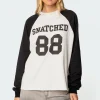Snatched Oversized Long Sleeve T Shirt
