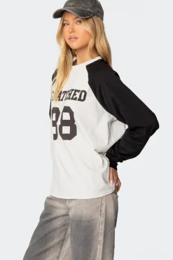 Snatched Oversized Long Sleeve T Shirt