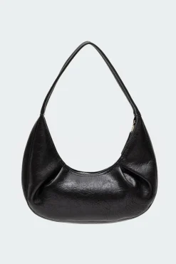 So Chic Faux Leather Shoulder Bag