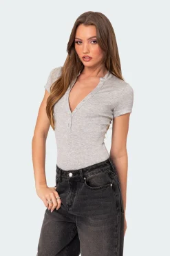 So Chill Button Up Bodysuit