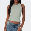 Standard Ribbed Tank Top