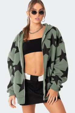 Star At Me Oversized Hoodie