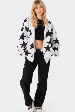 Star At Me Oversized Hoodie
